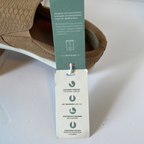 Revitalign Mens 12  Boardwalk Shoes Orthopedic  NWT Sahara - Picture 7 of 8